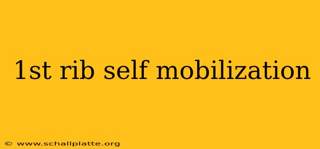 1st rib self mobilization