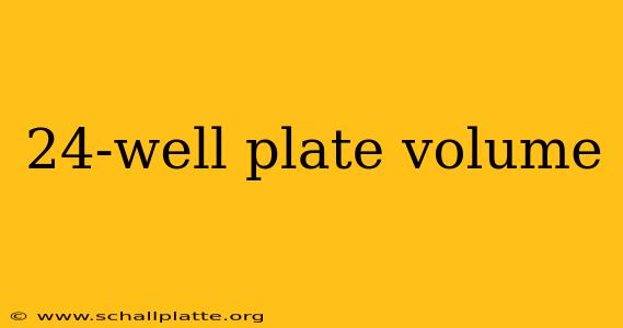 24-well plate volume