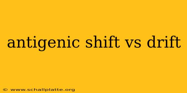antigenic shift vs drift