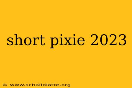 short pixie 2023