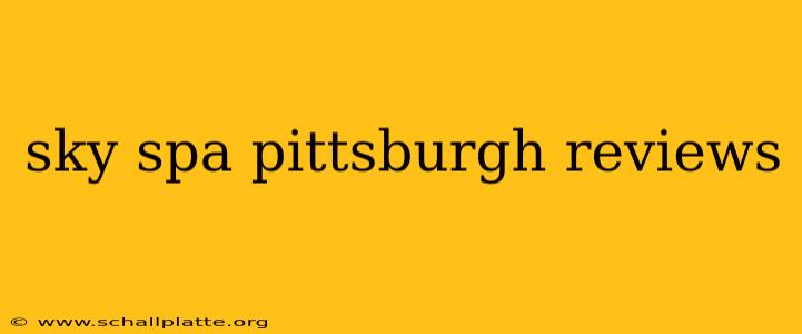 sky spa pittsburgh reviews