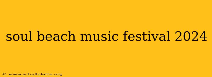 soul beach music festival 2024