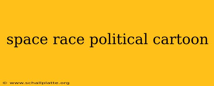 space race political cartoon