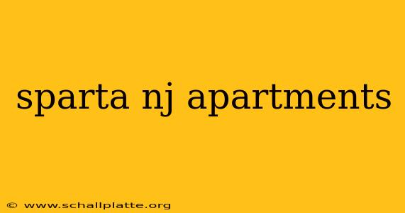 sparta nj apartments